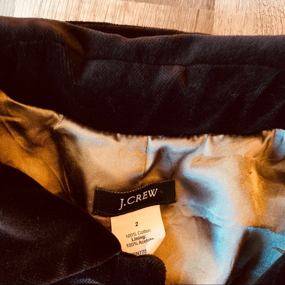 J .Crew brown velvet blazer - Picture 4 of 7